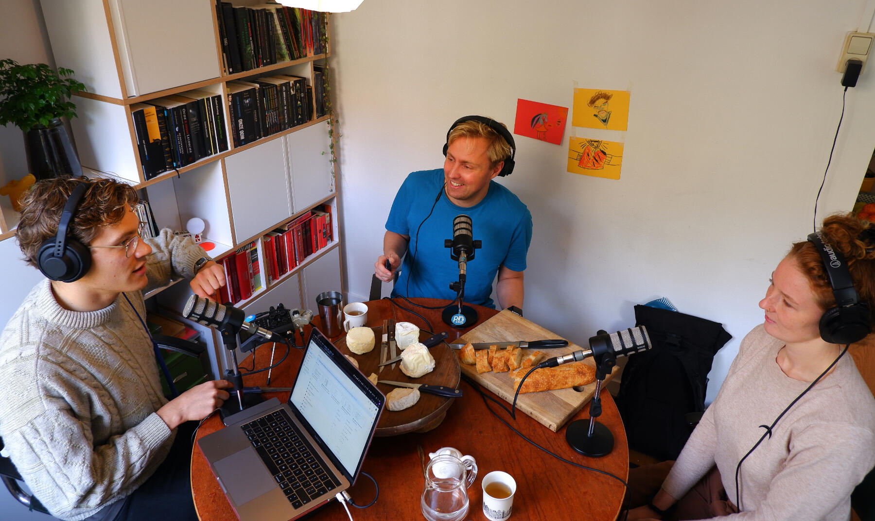 aan de keukentafel van Joel Broeckaert