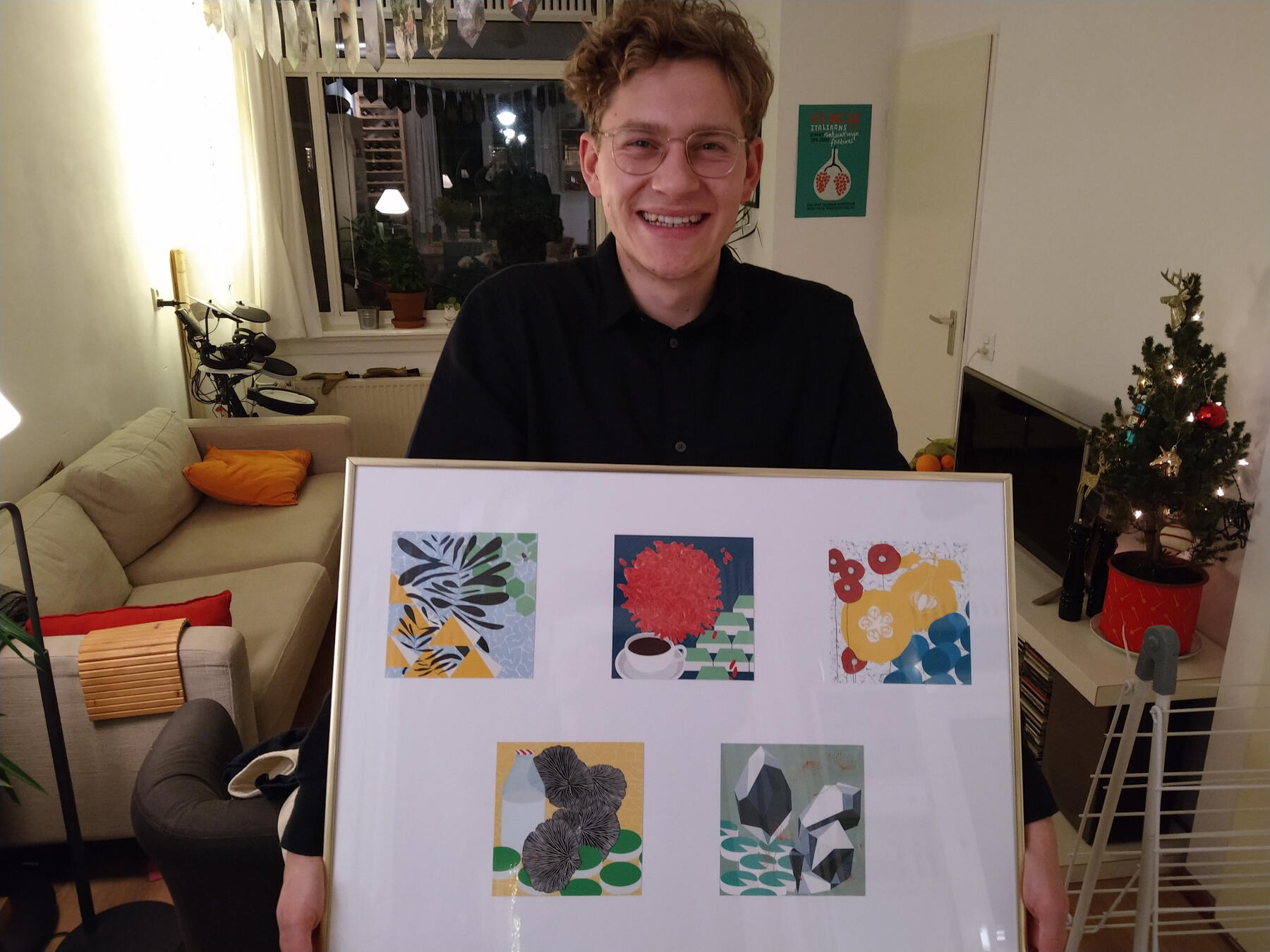 aan de keukentafel van Joel Broeckaert